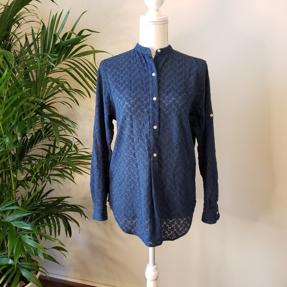 Ralph Lauren Cotton Eyelet Blouse